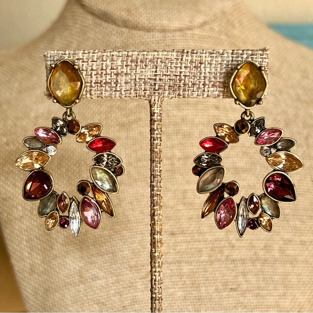 Chloe + Isabel Bouquet Rouge Statement Earrings